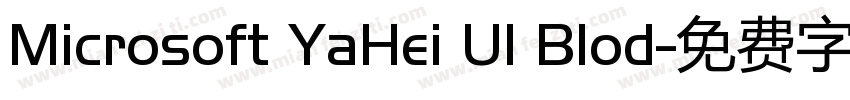 Microsoft YaHei Ul Blod字体转换